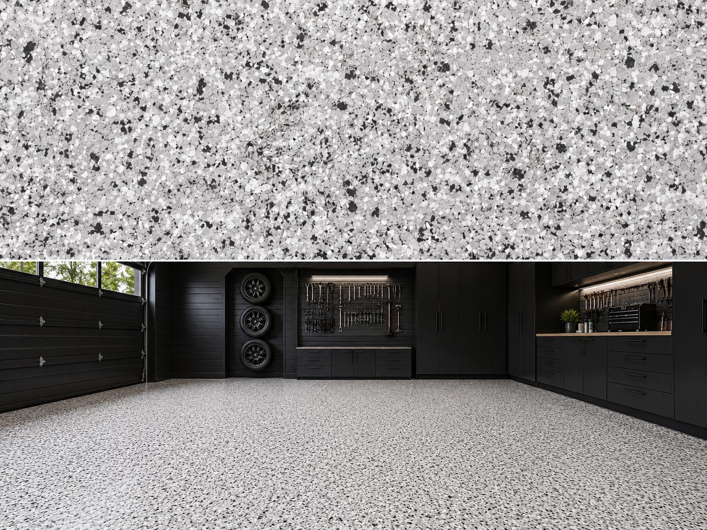 Flake-Farbton Granit