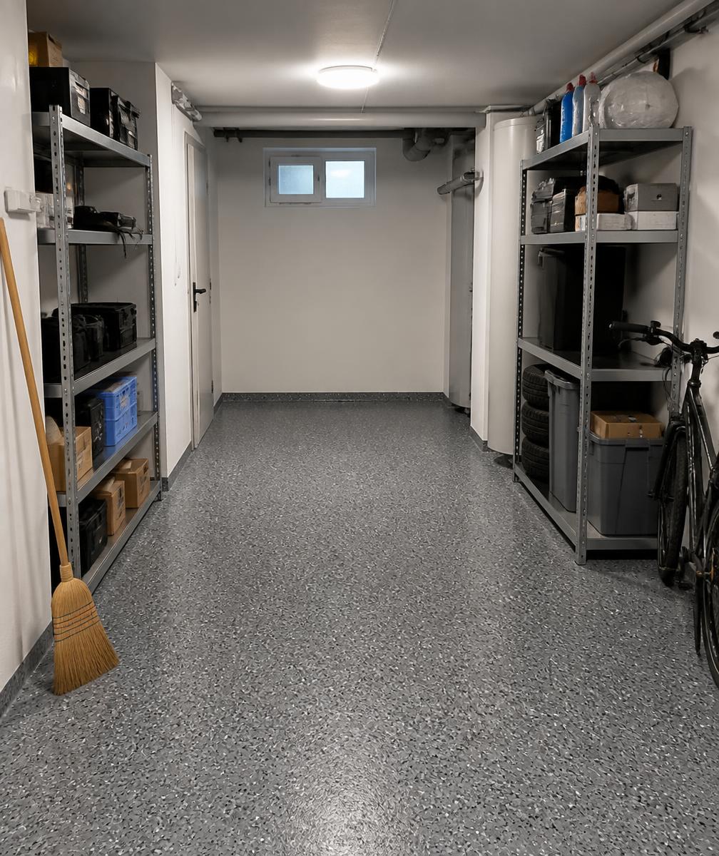 Keller mit FlakeWerk Boden